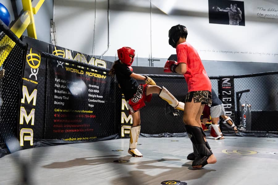 Sparring training at MMA World Academy, photo 7